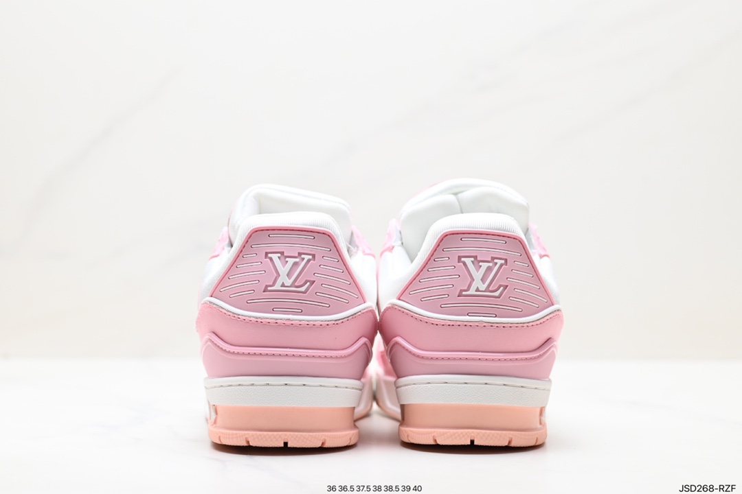 200 LV路易威登Louis Vuitton Trainer Maxi Low Sneaker 面包版篮球板鞋