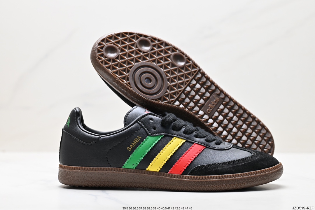 140 阿迪达斯三叶草Adidas Originals Samba Vegan OG”SPD“桑巴舞板鞋 GX2913