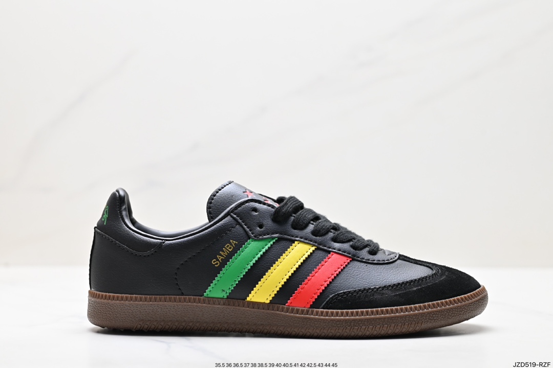 140 阿迪达斯三叶草Adidas Originals Samba Vegan OG”SPD“桑巴舞板鞋 GX2913