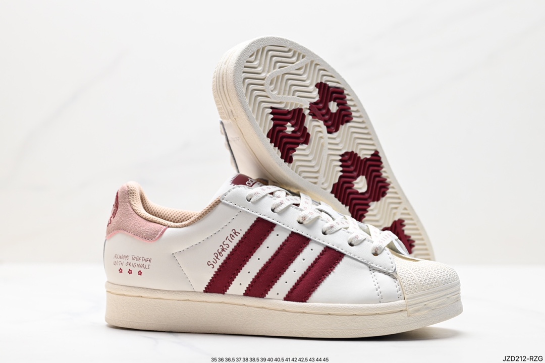 140 阿迪达斯Adidas三叶草 Originals Superstar Pride RM贝壳头板鞋 IG3853