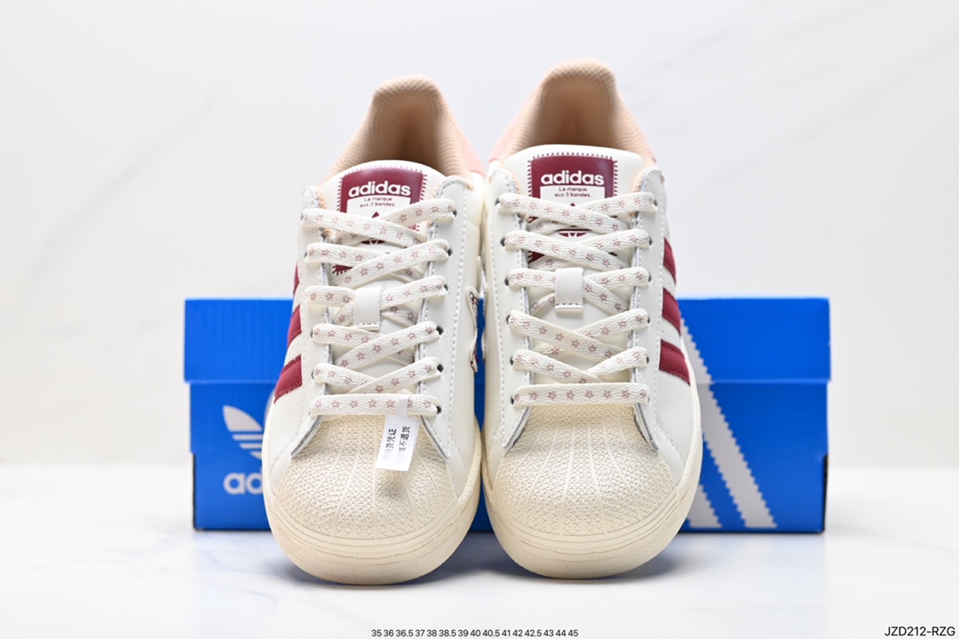 140 阿迪达斯Adidas三叶草 Originals Superstar Pride RM贝壳头板鞋 IG3853