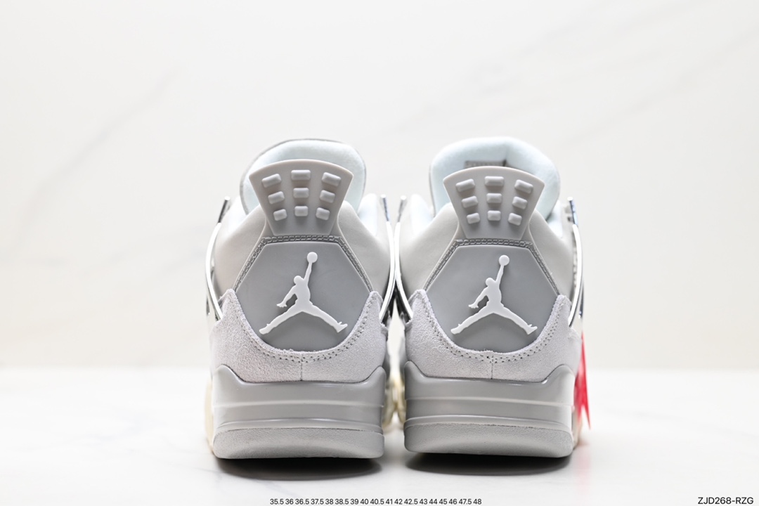 240 耐克Nike Wmns Air Jordan 4 Retro GS”Linen”迈克尔·乔丹AJ4代中帮复古休闲运动文化篮球鞋“白卡其”AQ9129-001