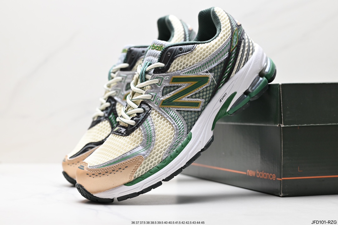 170  New Balance 860V2系列低帮经典复古老爹风休闲运动慢跑鞋 ML860AL2