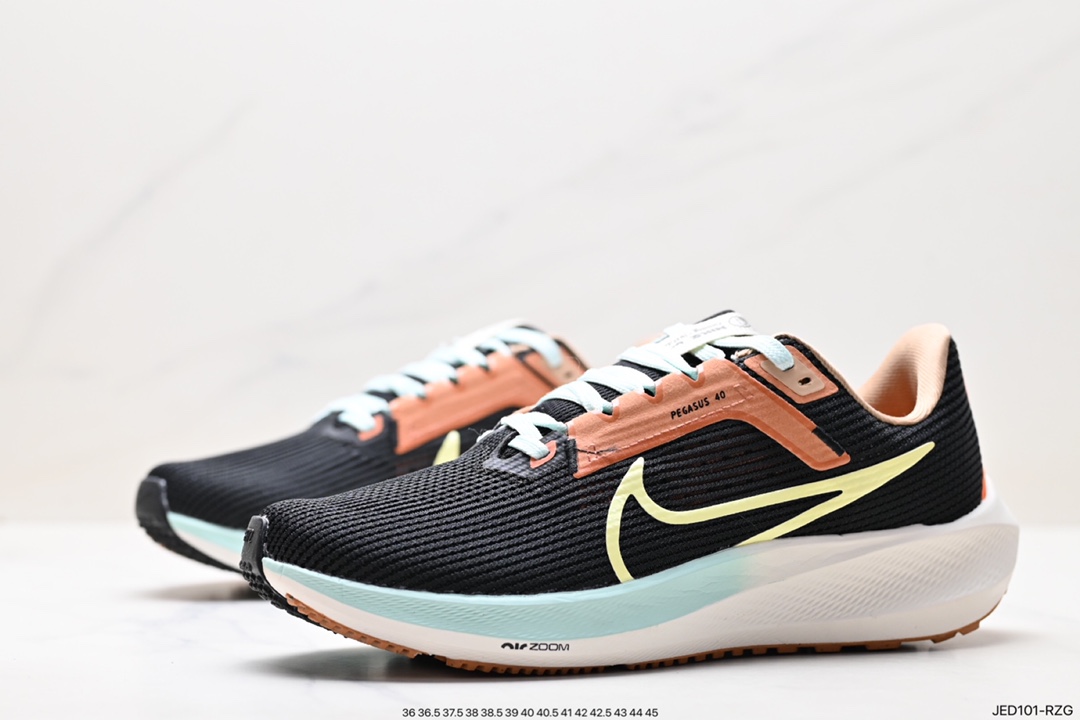 150 Nike  Zoom Pegasus 登月40代系列 网面透气缓震疾速跑鞋  FQ6852-081