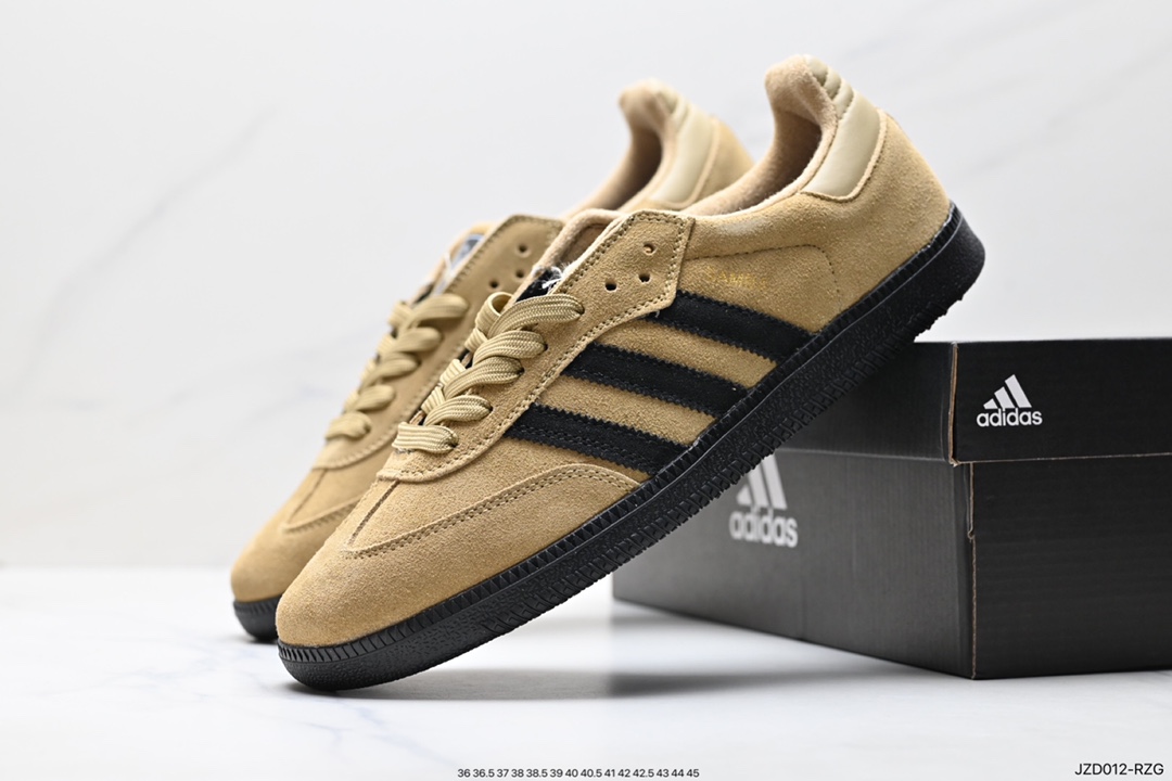 140 阿迪达斯三叶草Adidas Originals Samba Vegan OG”SPD“桑巴舞板鞋 HP9085