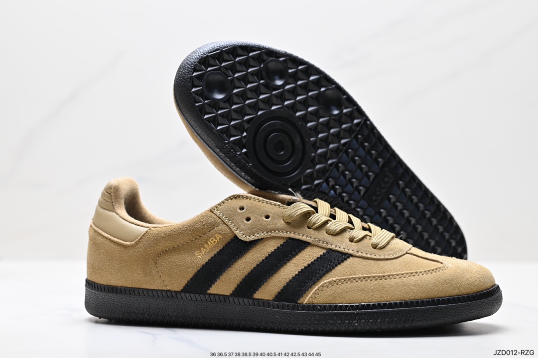 140 阿迪达斯三叶草Adidas Originals Samba Vegan OG”SPD“桑巴舞板鞋 HP9085