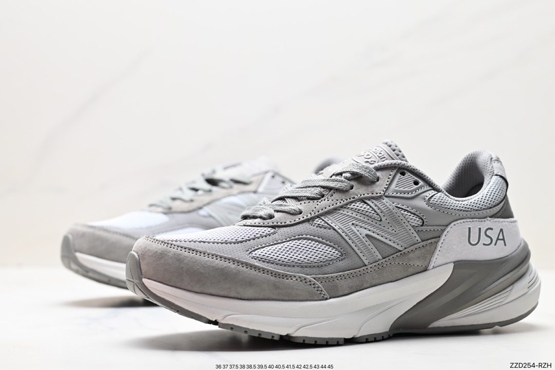 250 新百伦New Balance M990SS6 新百伦NB990V6 黑灰 第六代总统复古慢跑鞋 M990WT6