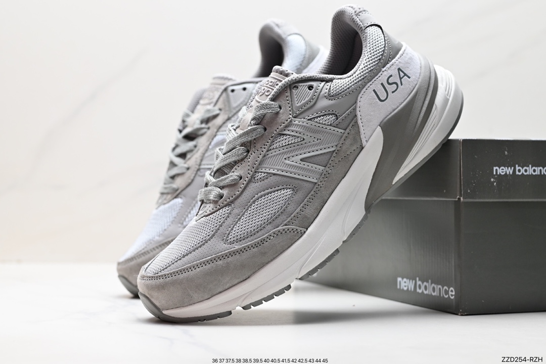 250 新百伦New Balance M990SS6 新百伦NB990V6 黑灰 第六代总统复古慢跑鞋 M990WT6