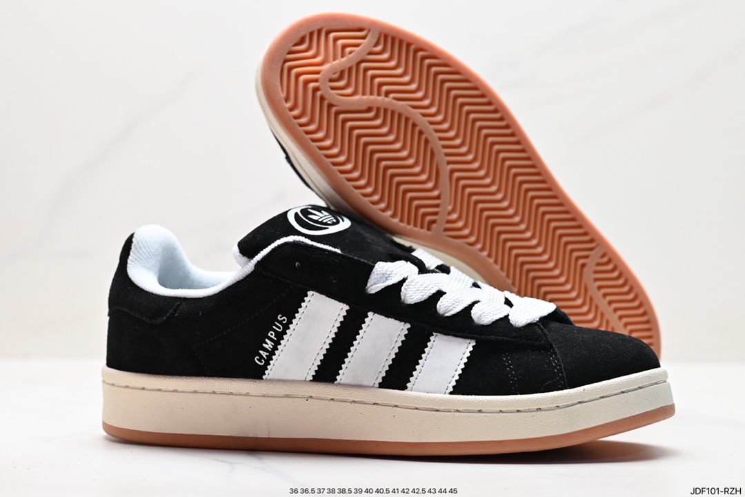 125 Adidas Originals Campus 00s 学院系列 面包风经典复古低帮百搭休闲运动板鞋 HQ8708