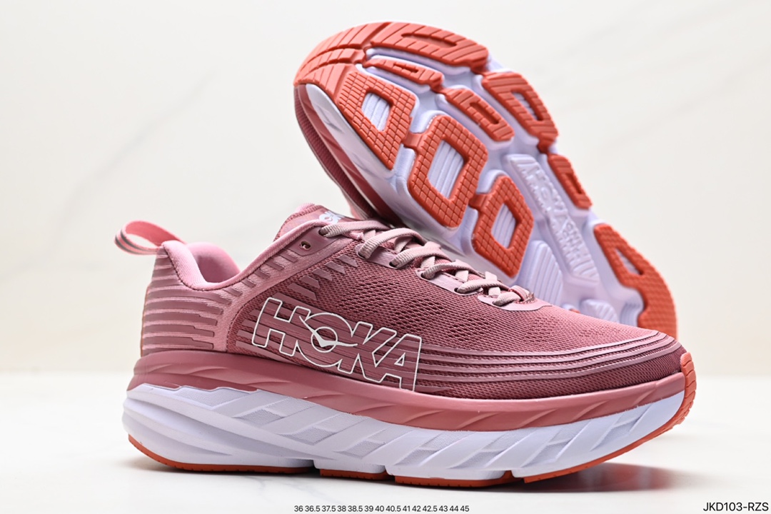 160 HOKA ONE W BONDI 6 余文乐同款 机能缓震跑鞋 1019270