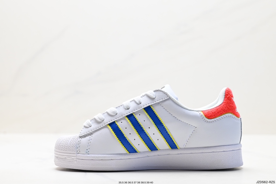 140 阿迪达斯Adidas三叶草 Originals Superstar Pride RM贝壳头板鞋 HQ1939