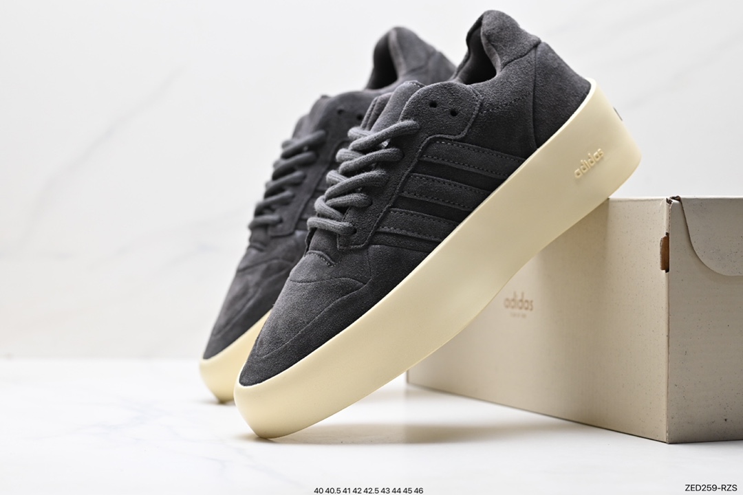 260 阿迪达斯Adidas Athletics 86 LO 低帮厚底增高面包板鞋 IG6633