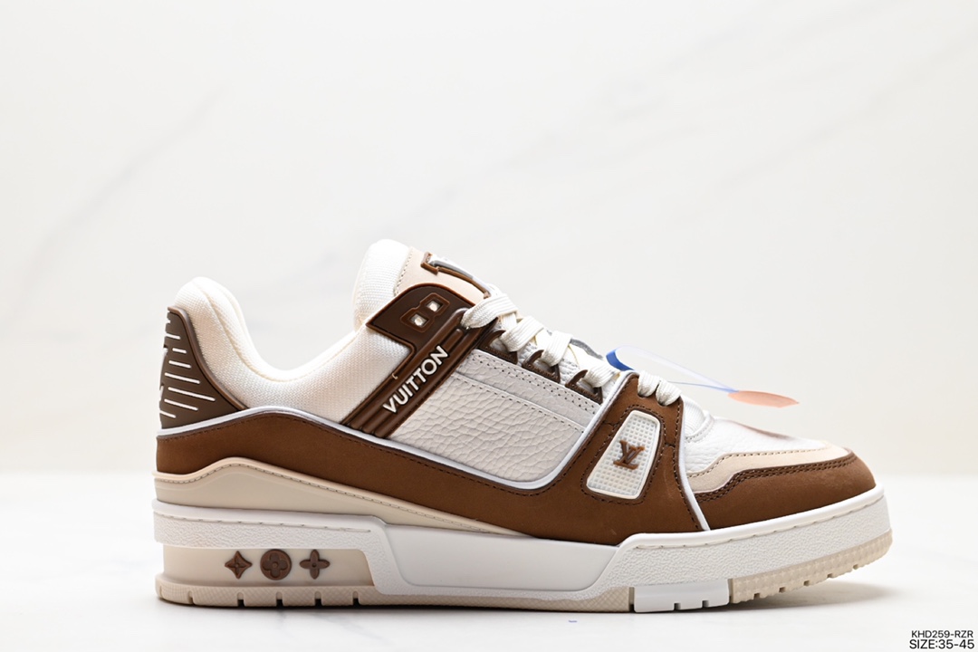 550 Louis Vuitton Trainer Sneaker Low 空胶版本