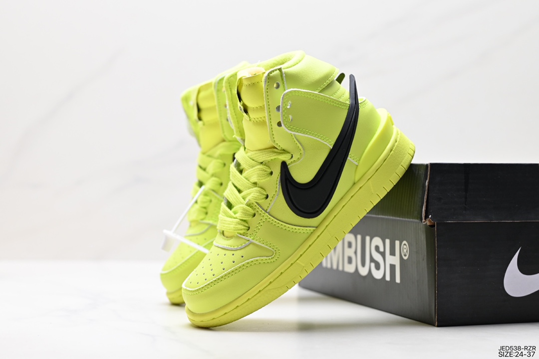 150 童鞋 耐克AMBUSH x SB Dunk High SB滑板鞋高帮 联名皇家蓝 CU7544-600