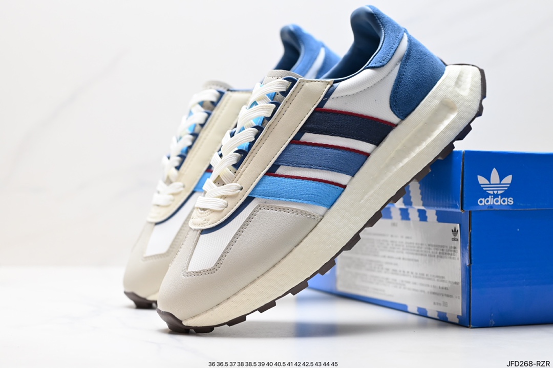 170 阿迪达斯adidas Racing E5 Boost Prototype 速度轻盈复古系列  IE0498