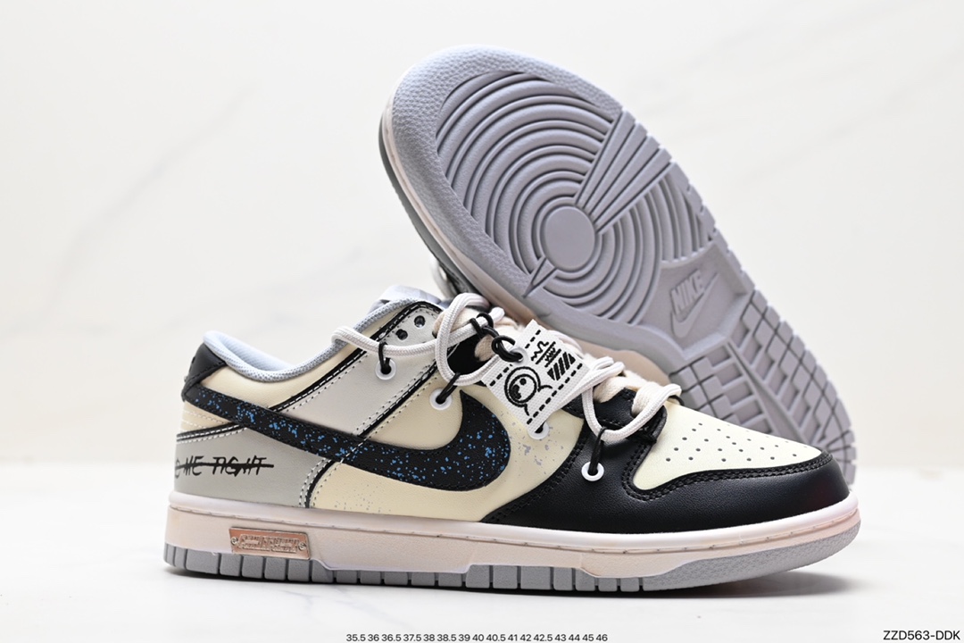 250 Nike  SB Dunk Low”Green/Beige“绑绳解构风 系列低帮休闲运动滑板板鞋 DJ6188-003