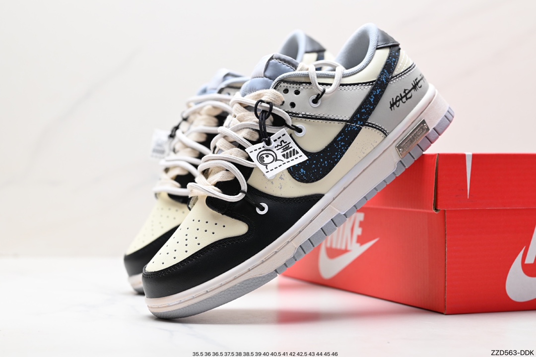 250 Nike  SB Dunk Low”Green/Beige“绑绳解构风 系列低帮休闲运动滑板板鞋 DJ6188-003