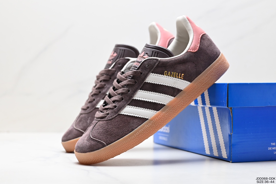 120 adlidas originals Gazelle Indoor "棕白" 这款阿迪达斯运动鞋 IG0672