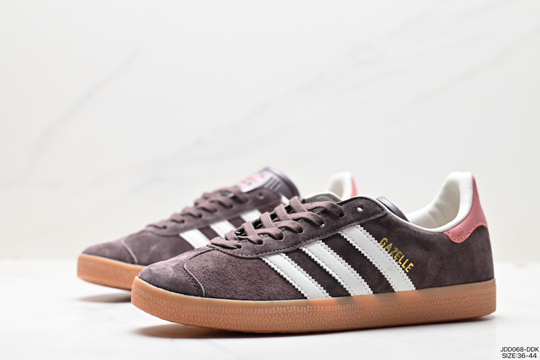 120 adlidas originals Gazelle Indoor "棕白" 这款阿迪达斯运动鞋 IG0672