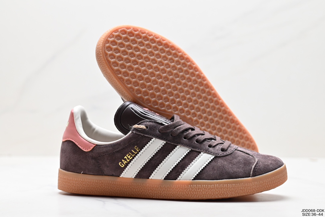 120 adlidas originals Gazelle Indoor "棕白" 这款阿迪达斯运动鞋 IG0672