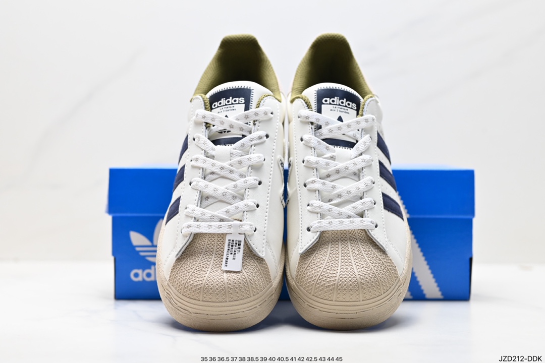 140 阿迪达斯Adidas三叶草 Originals Superstar Pride RM贝壳头板鞋 IG3852