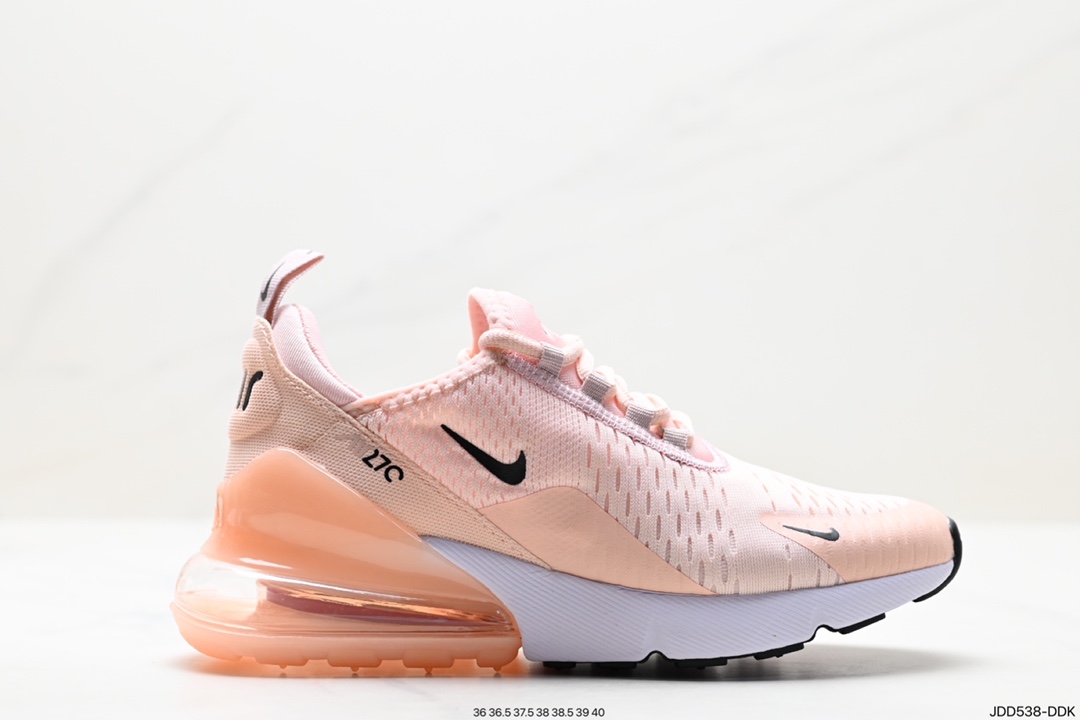 120 耐克 Nike Air Max 270混合科技后掌半气垫慢跑鞋 AH6789-110