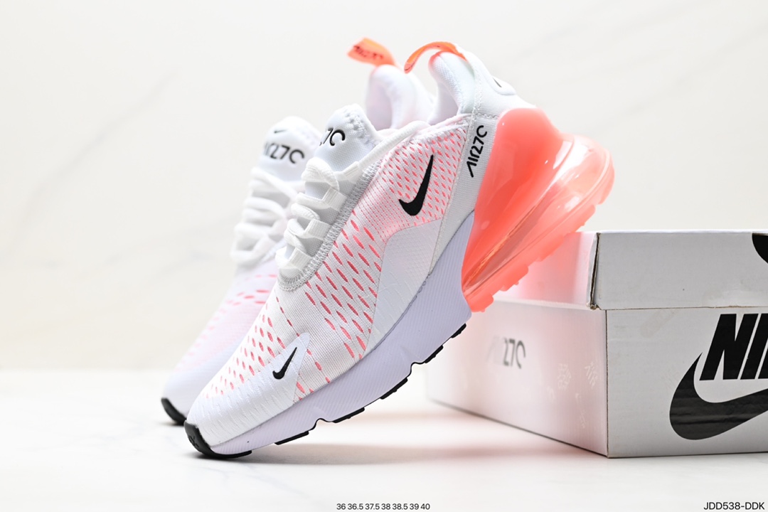 120 耐克 Nike Air Max 270混合科技后掌半气垫慢跑鞋 AH6789-110