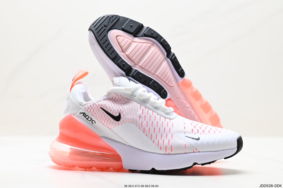 120 耐克 Nike Air Max 270混合科技后掌半气垫慢跑鞋 AH6789-110