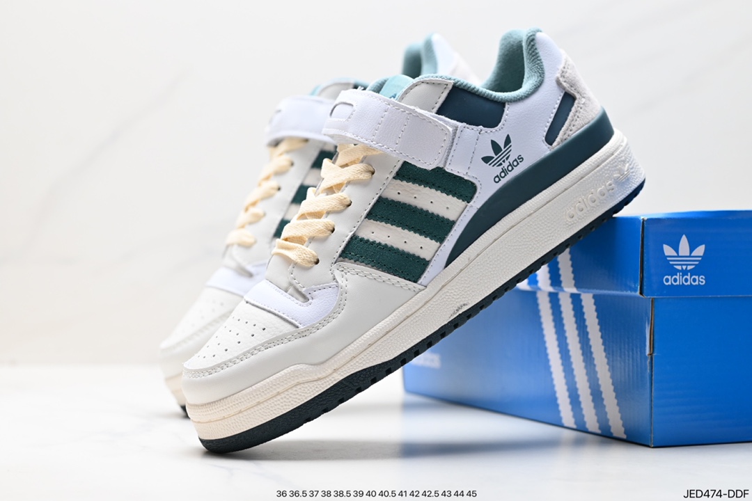 150 阿迪达斯 Adidas Original Forum 84 Low OG 低帮复古潮流运动板鞋 GX6284