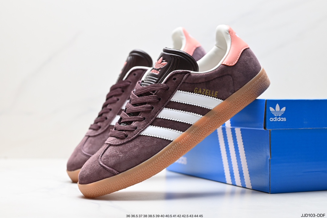 130 Adidas Originals Bermuda 绒面麂皮防滑耐磨轻便低帮板鞋 IF3233