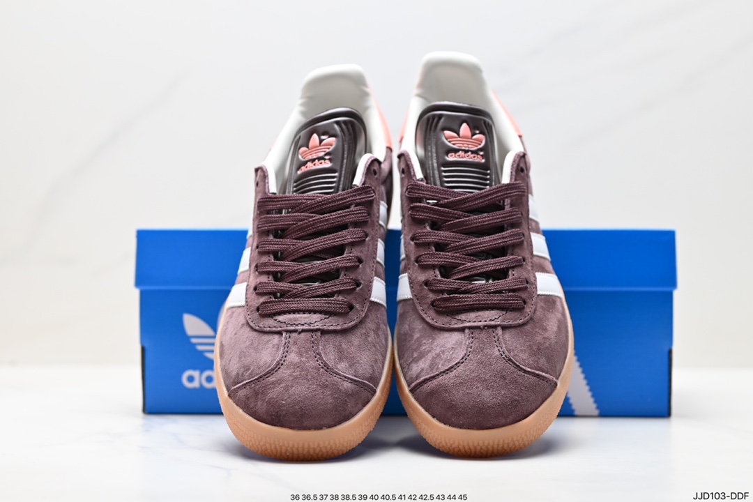 130 Adidas Originals Bermuda 绒面麂皮防滑耐磨轻便低帮板鞋 IF3233