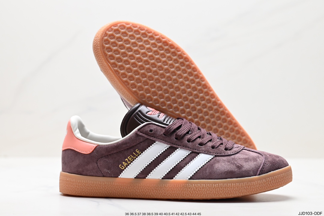 130 Adidas Originals Bermuda 绒面麂皮防滑耐磨轻便低帮板鞋 IF3233