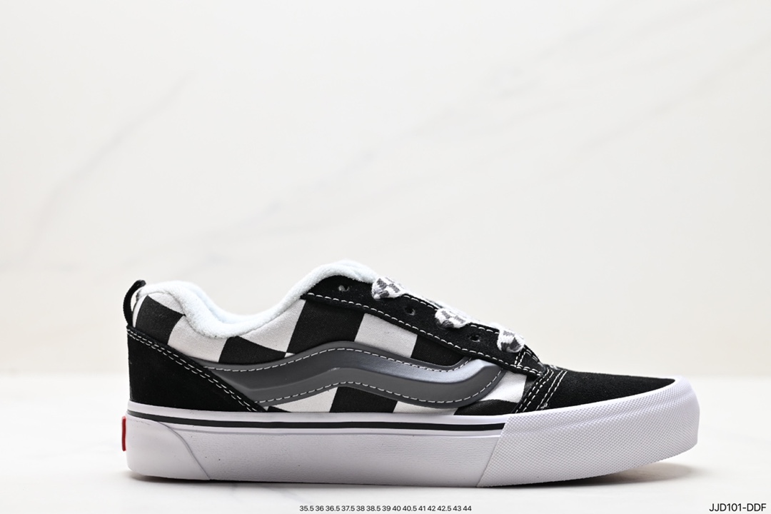 130 万斯Vans Old Skool Platform 黑武士帆布鞋