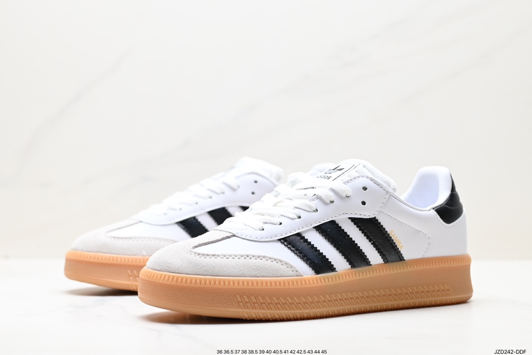 140 阿迪达斯三叶草Adidas Originals SambaX XLG桑巴舞运板鞋 IE1376