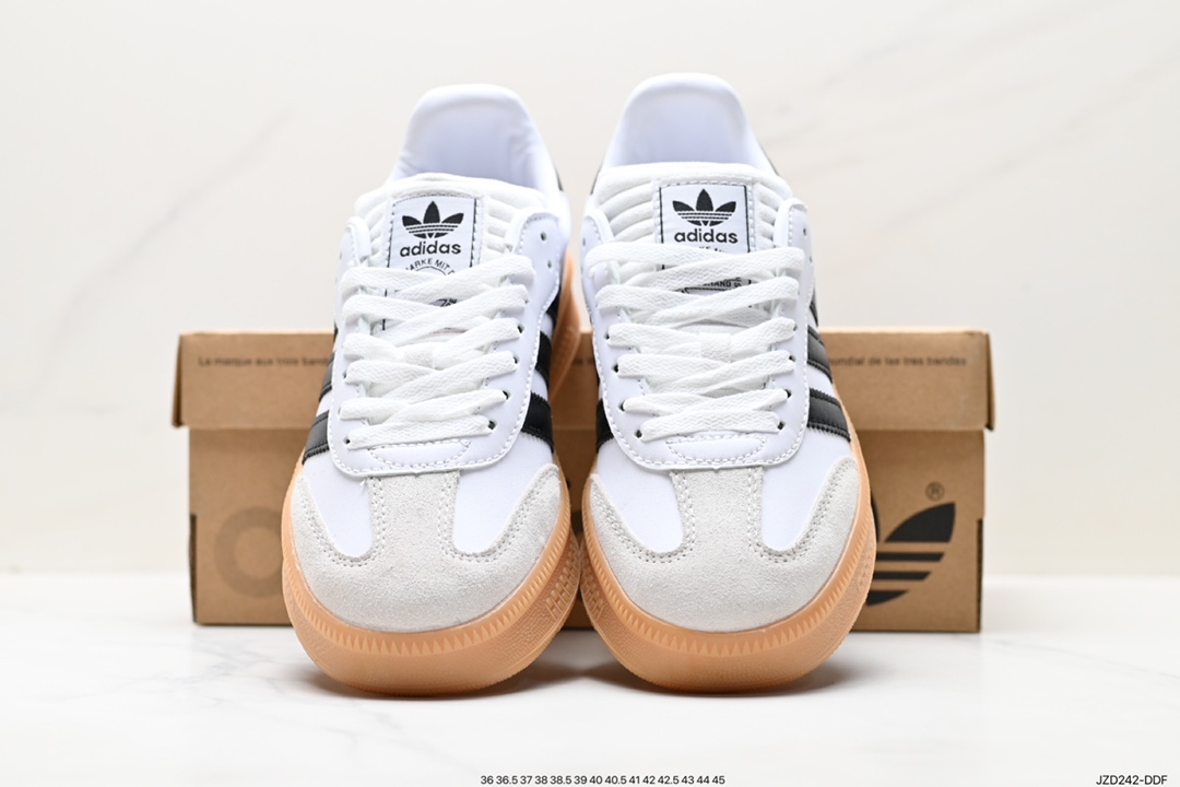 140 阿迪达斯三叶草Adidas Originals SambaX XLG桑巴舞运板鞋 IE1376