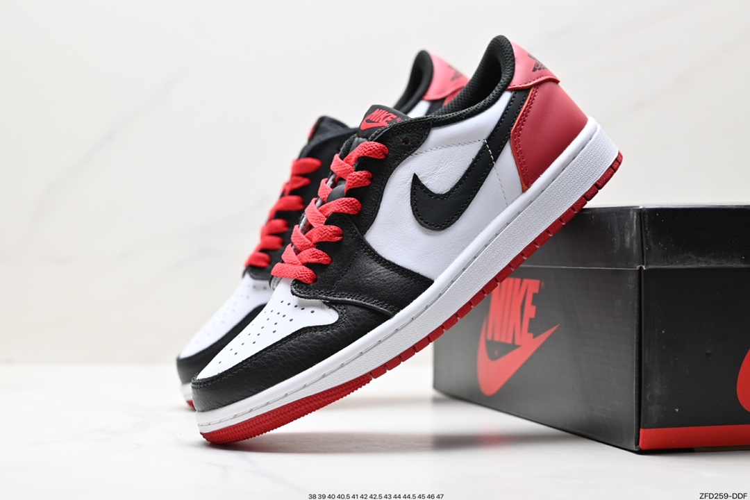 280 Air Jordan 1 Low 白脚趾 AJ1乔1低帮休闲板鞋 CZ0790-106