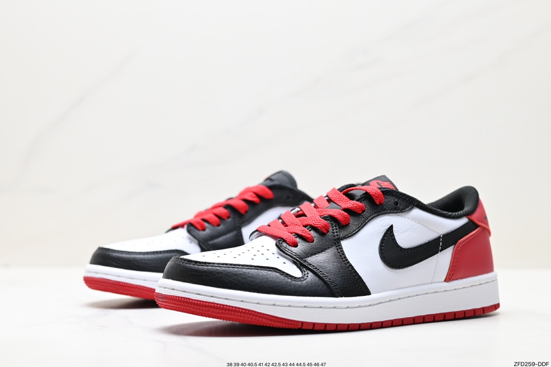 280 Air Jordan 1 Low 白脚趾 AJ1乔1低帮休闲板鞋 CZ0790-106