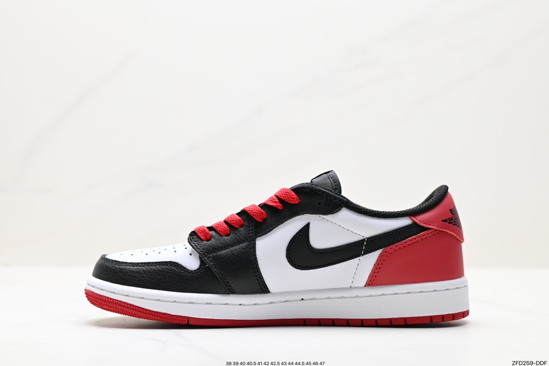 280 Air Jordan 1 Low 白脚趾 AJ1乔1低帮休闲板鞋 CZ0790-106