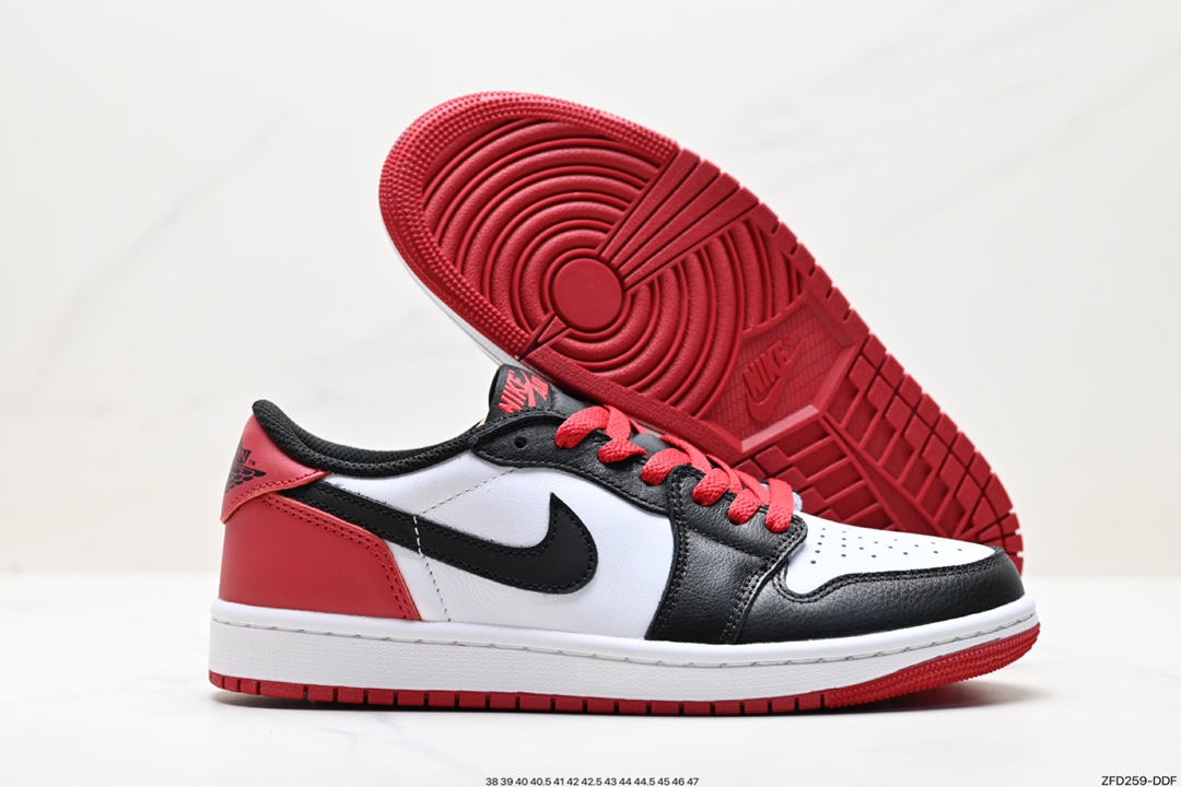 280 Air Jordan 1 Low 白脚趾 AJ1乔1低帮休闲板鞋 CZ0790-106