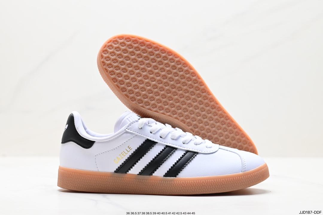 130 adlidas originals Gazelle Indoor ”棕白“ 这款阿迪达斯运动鞋 IG3507