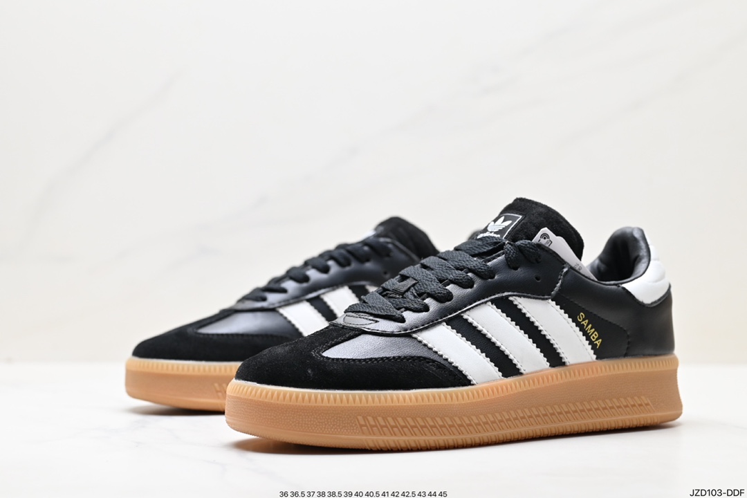 140 阿迪达斯三叶草Adidas Originals SambaX XLG桑巴舞板鞋 IE1379