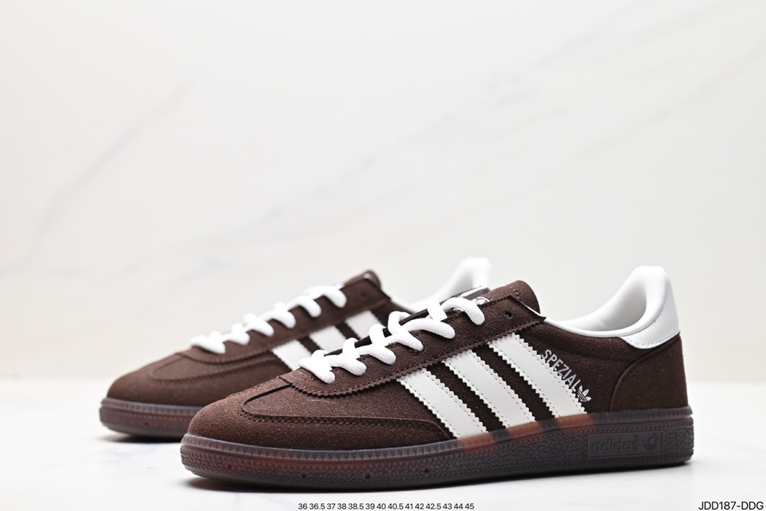 120 Adidas Handball Spezial”Brown“手球运动员系列低帮休闲鞋 IF8914