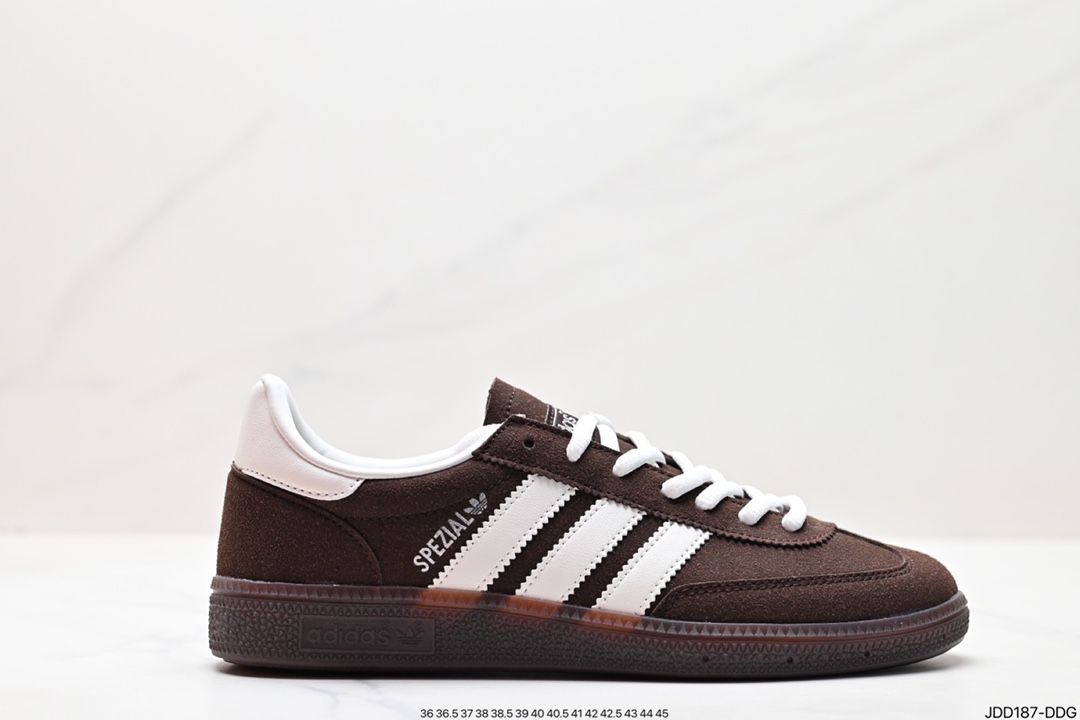 120 Adidas Handball Spezial”Brown“手球运动员系列低帮休闲鞋 IF8914