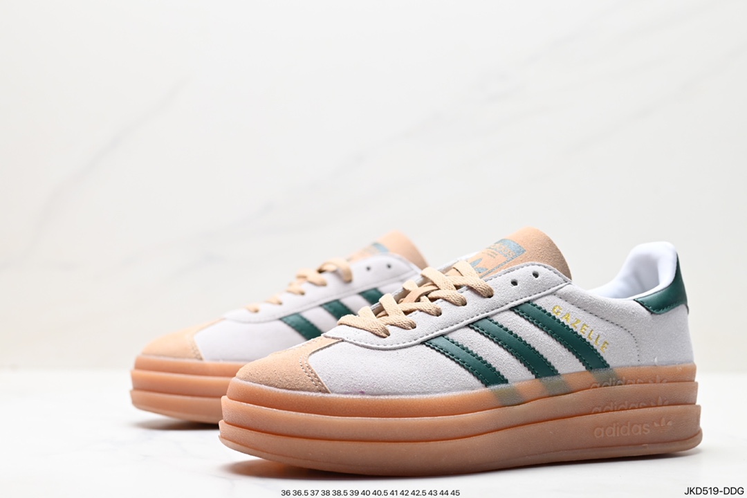 Adidas Gazelle Bold w low-top retro all-match casual sports shoes ID7056