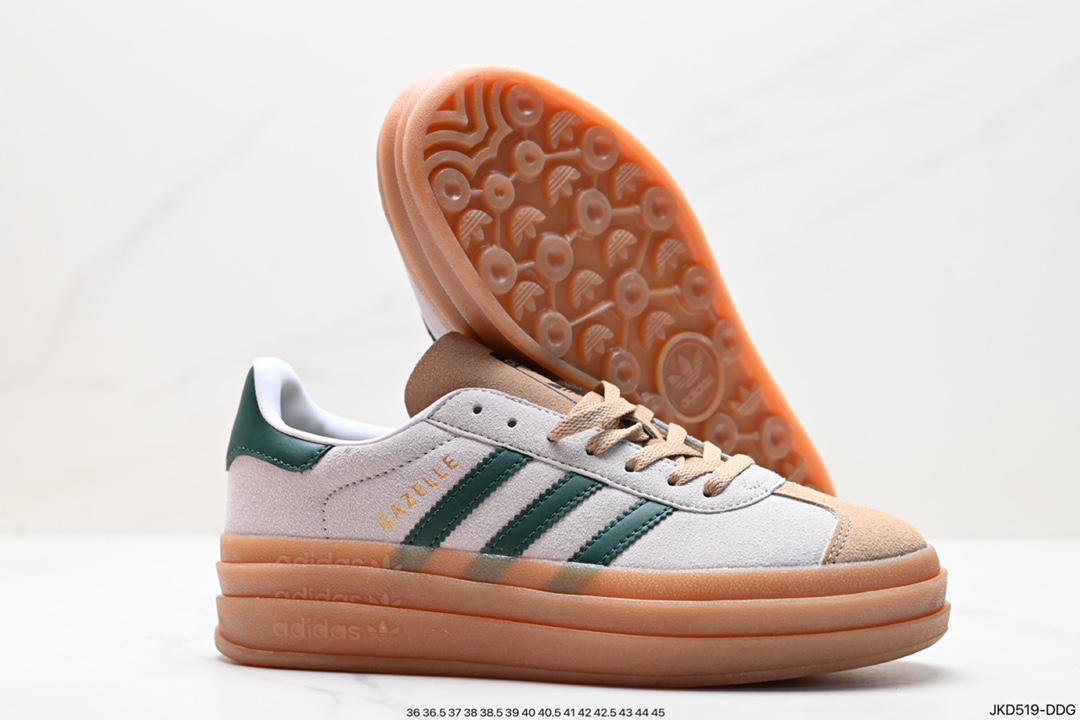 Adidas Gazelle Bold w low-top retro all-match casual sports shoes ID7056