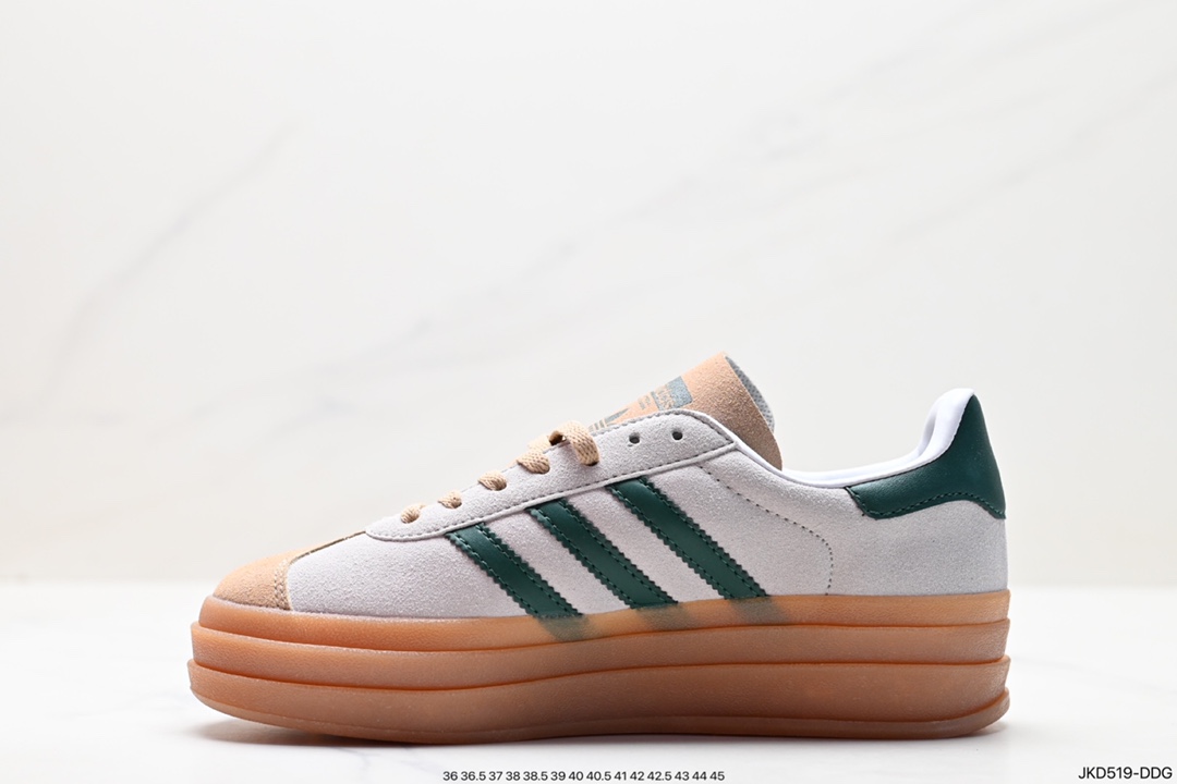 Adidas Gazelle Bold w low-top retro all-match casual sports shoes ID7056