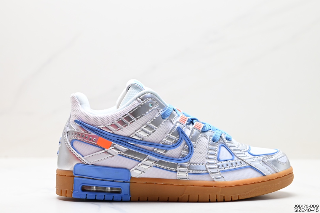 180  Off-White x Nike  Air Rubber Dunk"University Blue"2.0橡胶扣篮板鞋 CU6015-001