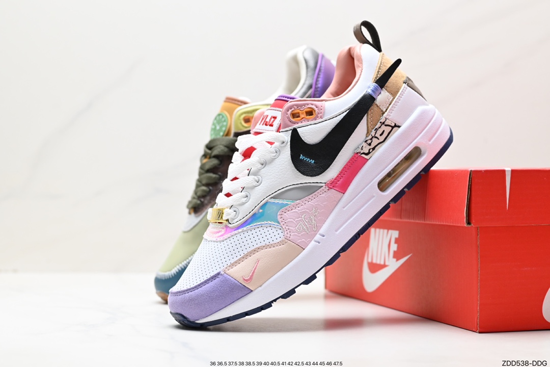 230 Nike Air Max 1 初代复古气垫百搭休闲运动慢跑鞋 537383-126