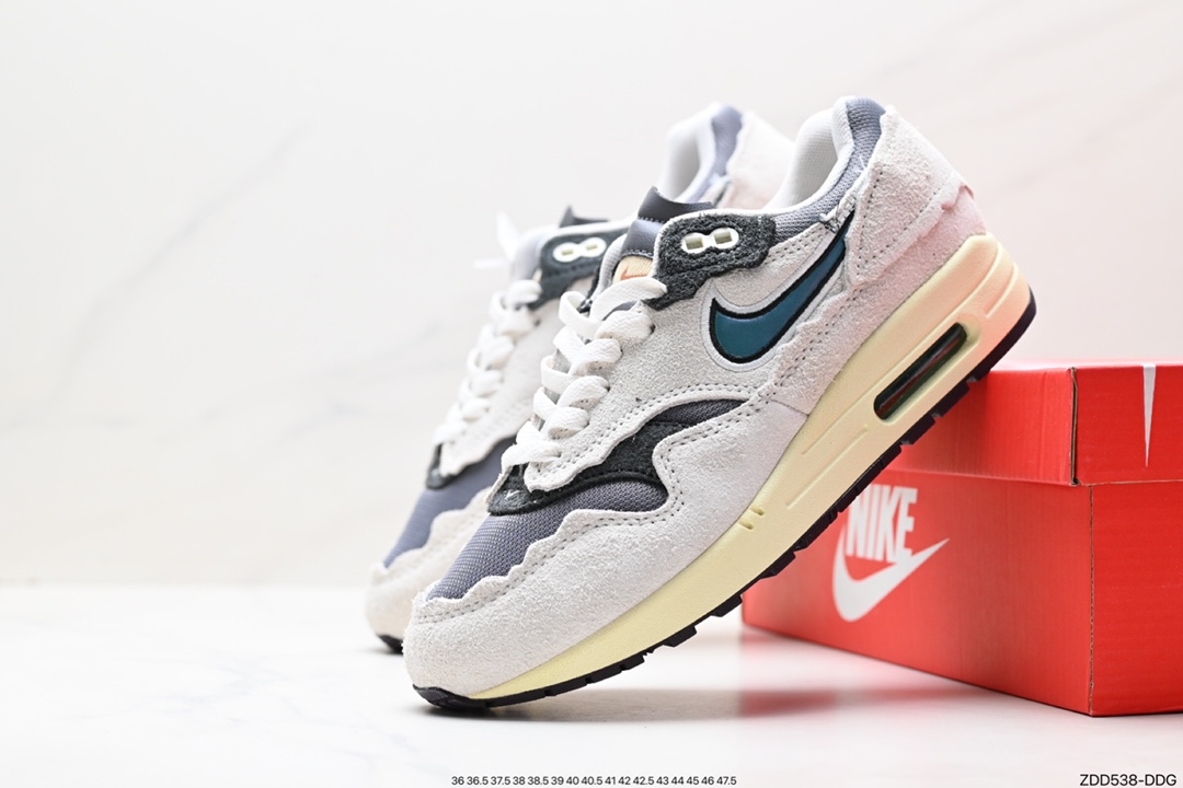 230 Nike Air Max 1 初代复古气垫百搭休闲运动慢跑鞋 537383-126