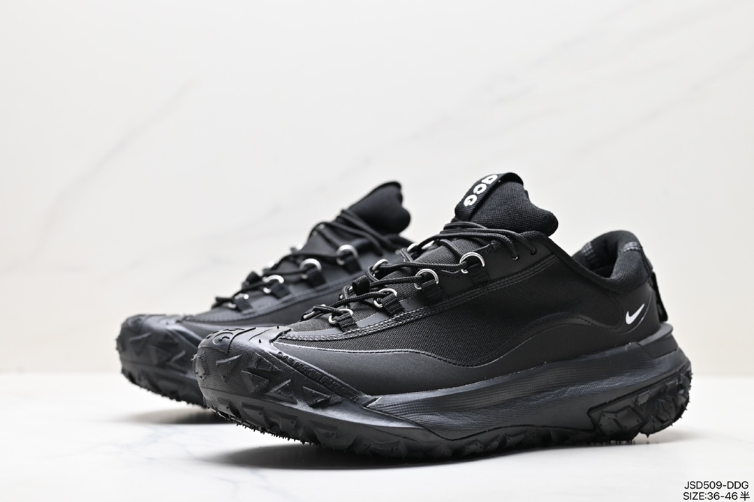 200 Comme Des Garons x Nike ACG Mountain Fly 2 Low”triple Black“运动鞋“联名黑武士”DV8903-202